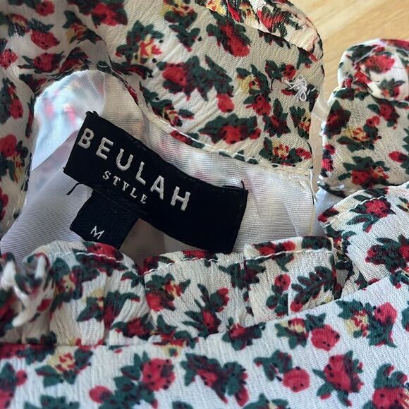 Peasant Midi Sleeved Dress Medium Beulah Article& - Picture 4 of 5